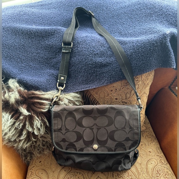 Coach Black Crossbody Bag F16553 - Picture 1 of 6